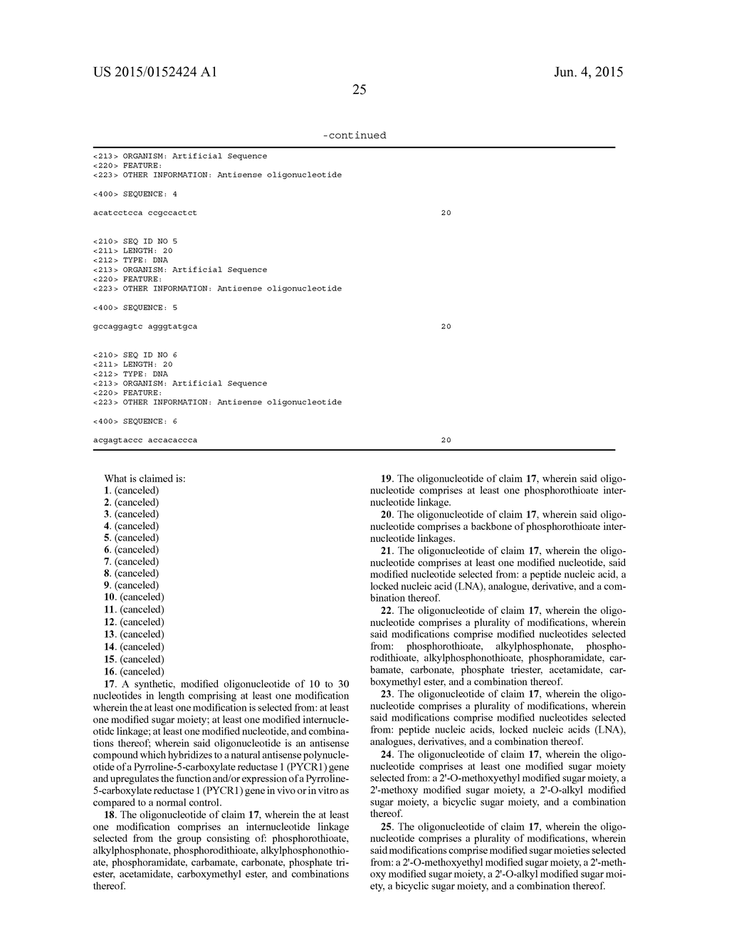 TREATMENT OF PYRROLINE-5-CARBOXYLATE REDUCTASE 1 (PYCR1) RELATED DISEASES     BY INHIBITION OF NATURAL ANTISENSE TRANSCRIPT TO PYCR1 - diagram, schematic, and image 27