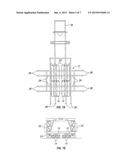 DRILLING RIG WITH HINGED, RETRACTABLE OUTRIGGERS diagram and image