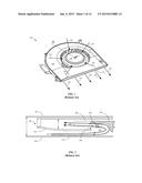 SHROUDED FAN IMPELLER WITH REDUCED COVER OVERLAP diagram and image