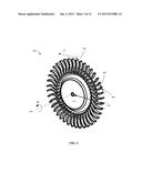 SHROUDED FAN IMPELLER WITH REDUCED COVER OVERLAP diagram and image