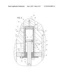 ACTUATING ASSEMBLY FOR MOVING AN OPERATIVE MEMBER OF A GLASSWARE FORMING     MACHINE diagram and image