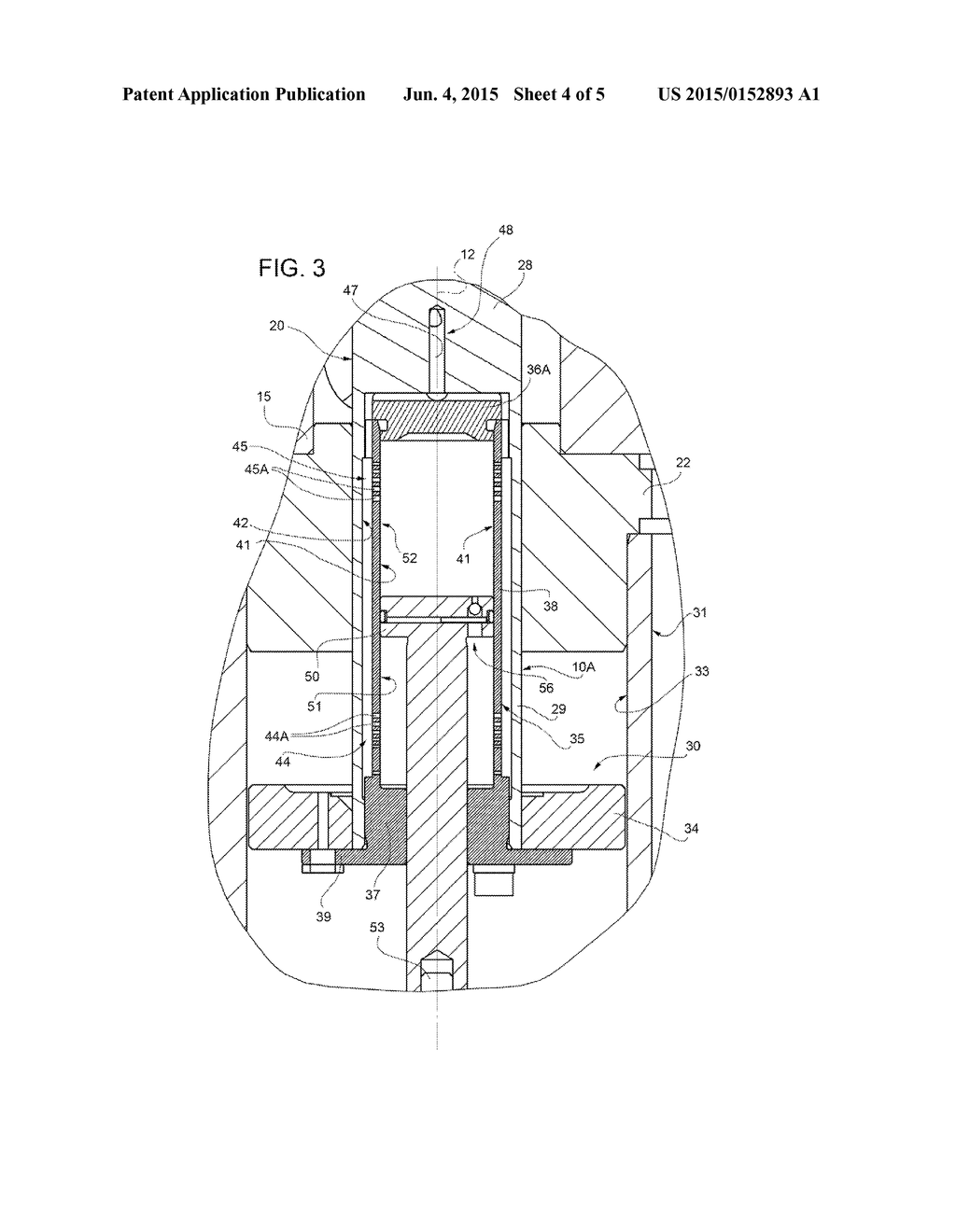 ACTUATING ASSEMBLY FOR MOVING AN OPERATIVE MEMBER OF A GLASSWARE FORMING     MACHINE - diagram, schematic, and image 05