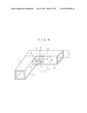 STRUCTURE INCLUDING A FRAME HAVING FOUR SIDES AND A CLOSED CROSS-SECTION     STRUCTURAL MEMBER diagram and image