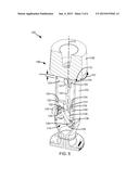 PRESSURE RELIEF VALVE WITH ROTATING DAMPER diagram and image