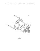 OPTICAL FIBER CABLES WITH POLYETHYLENE BINDER diagram and image