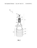 Conductive Water Blocking Material Including Metallic Particles and an     Optical Cable and Method of Constructing an Optical Cable Including the     Same diagram and image