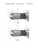 Conductive Water Blocking Material Including Metallic Particles and an     Optical Cable and Method of Constructing an Optical Cable Including the     Same diagram and image