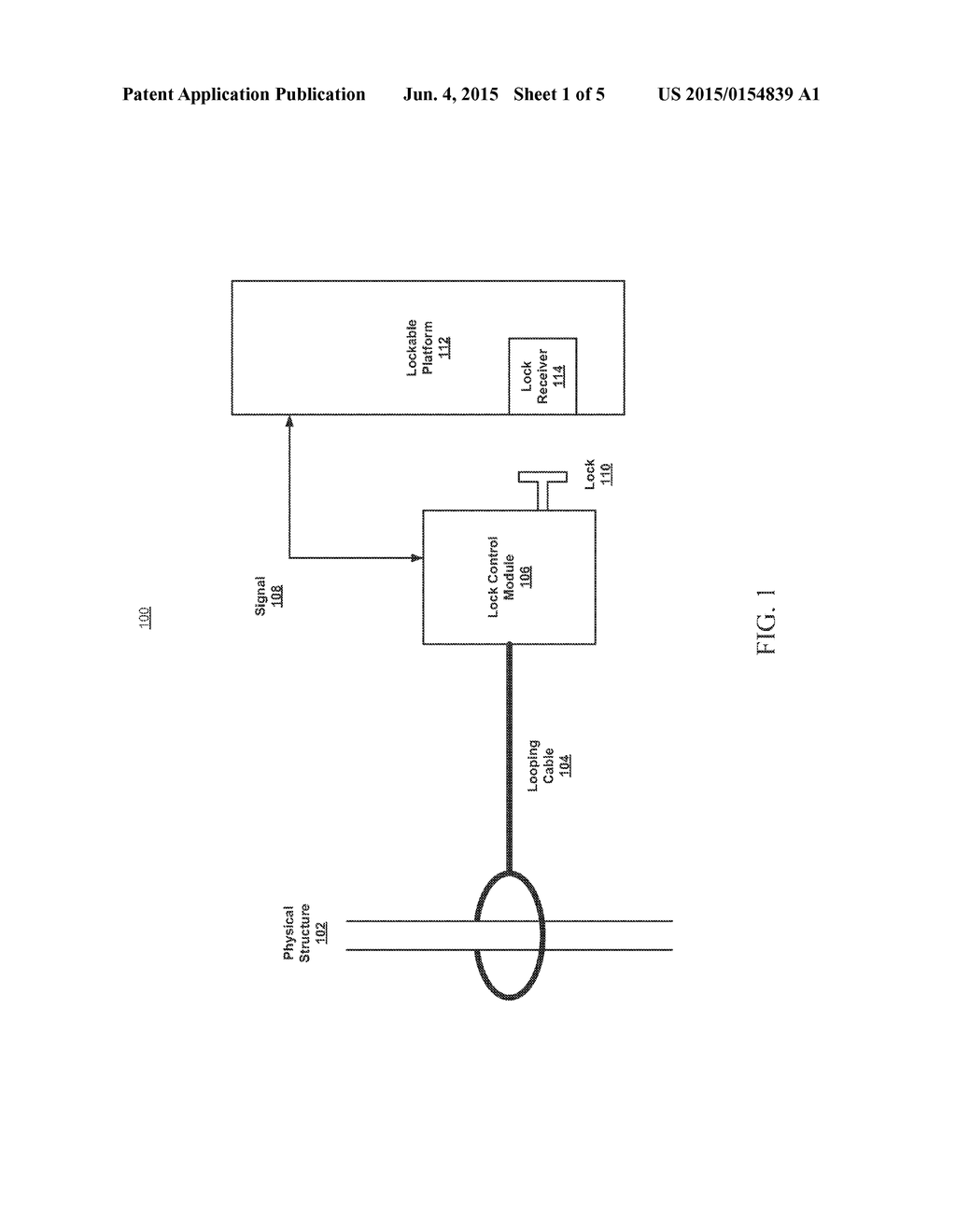 SECURITY CABLE FOR A MOBILE PLATFORM WITH ELECTRONICALLY CONTROLLED LOCK - diagram, schematic, and image 02