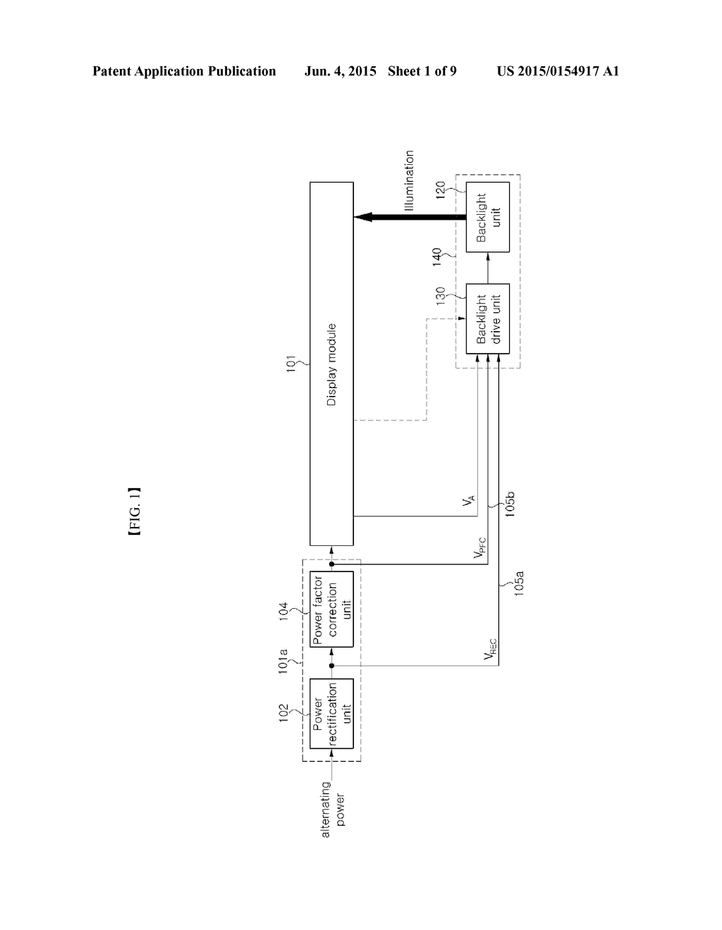 BACKLIGHT MODULE, METHOD FOR DRIVING SAME AND DISPLAY DEVICE USING SAME - diagram, schematic, and image 02