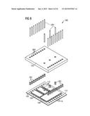 Electronic component with sheet-like redistribution structure diagram and image