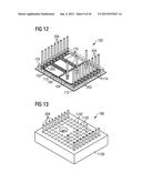 Electronic component with sheet-like redistribution structure diagram and image