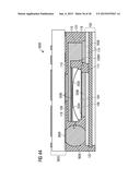 Electronic component with sheet-like redistribution structure diagram and image