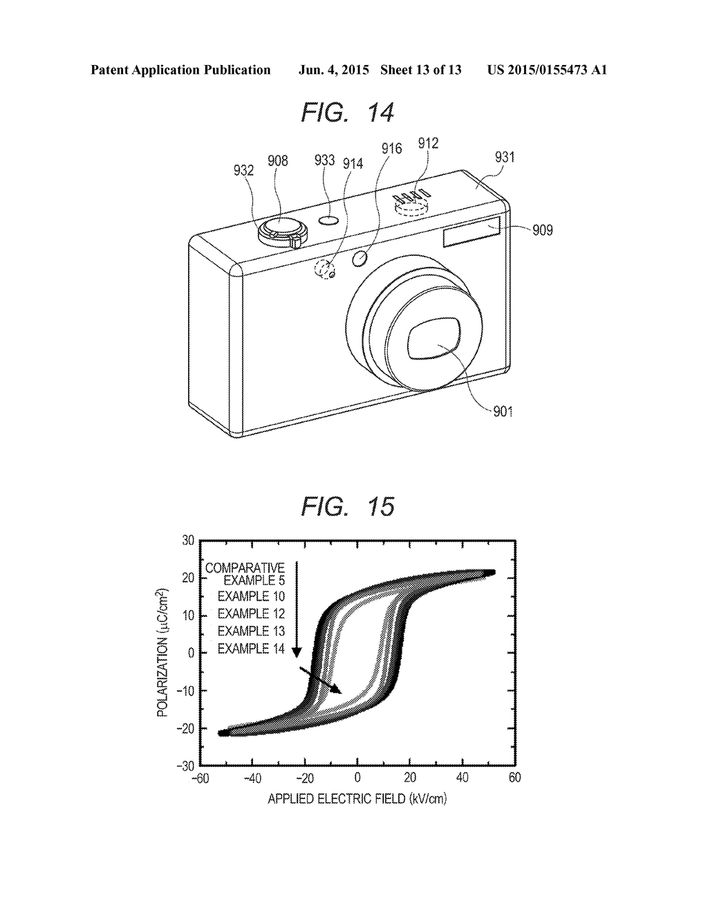 PIEZOELECTRIC MATERIAL, PIEZOELECTRIC ELEMENT, MULTILAYERED PIEZOELECTRIC     ELEMENT, MANUFACTURING METHOD FOR MULTILAYERED PIEZOELECTRIC ELEMENT,     LIQUID DISCHARGE HEAD, LIQUID DISCHARGE DEVICE, ULTRASONIC MOTOR, OPTICAL     DEVICE, VIBRATION DEVICE, DUST REMOVING DEVICE, IMAGING DEVICE, AND     ELECTRONIC DEVICE - diagram, schematic, and image 14