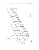 SYSTEM FOR THE STORAGE OF ELECTRIC ENERGY FOR A VEHICLE WITH ELECTRIC     PROPULSION AND HAVING CYLINDRICAL CHEMICAL BATTERIES CONNECTED TO EACH     OTHER IN PARALLEL AND IN SERIES BY MEANS OF U-SHAPED RIGID CONNECTION     ELEMENTS diagram and image