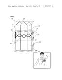 Pre-formed pocket square member with securing member diagram and image