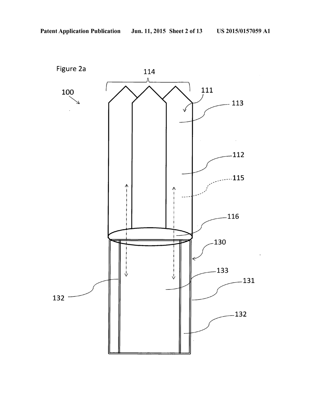 Pre-formed pocket square member with securing member - diagram, schematic, and image 03