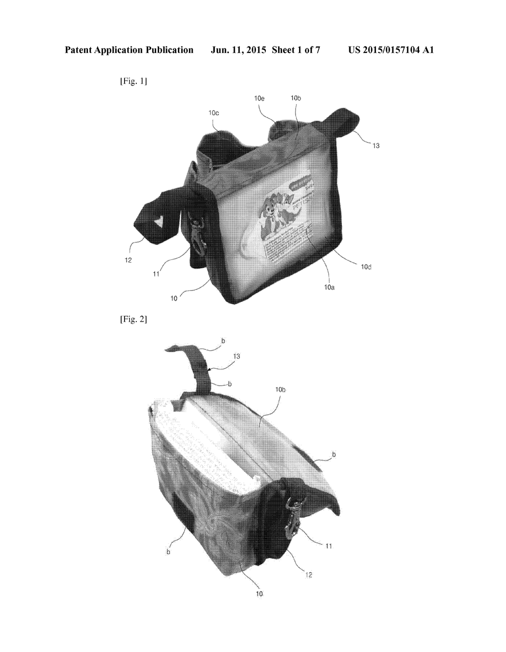 PORTABLE HANDBAG FOR DISPOSAL OF PET DEFECATION - diagram, schematic, and image 02