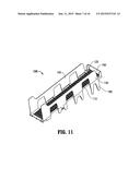 INCLINED PRODUCT DISPLAY AND SHELVING SYSTEM diagram and image