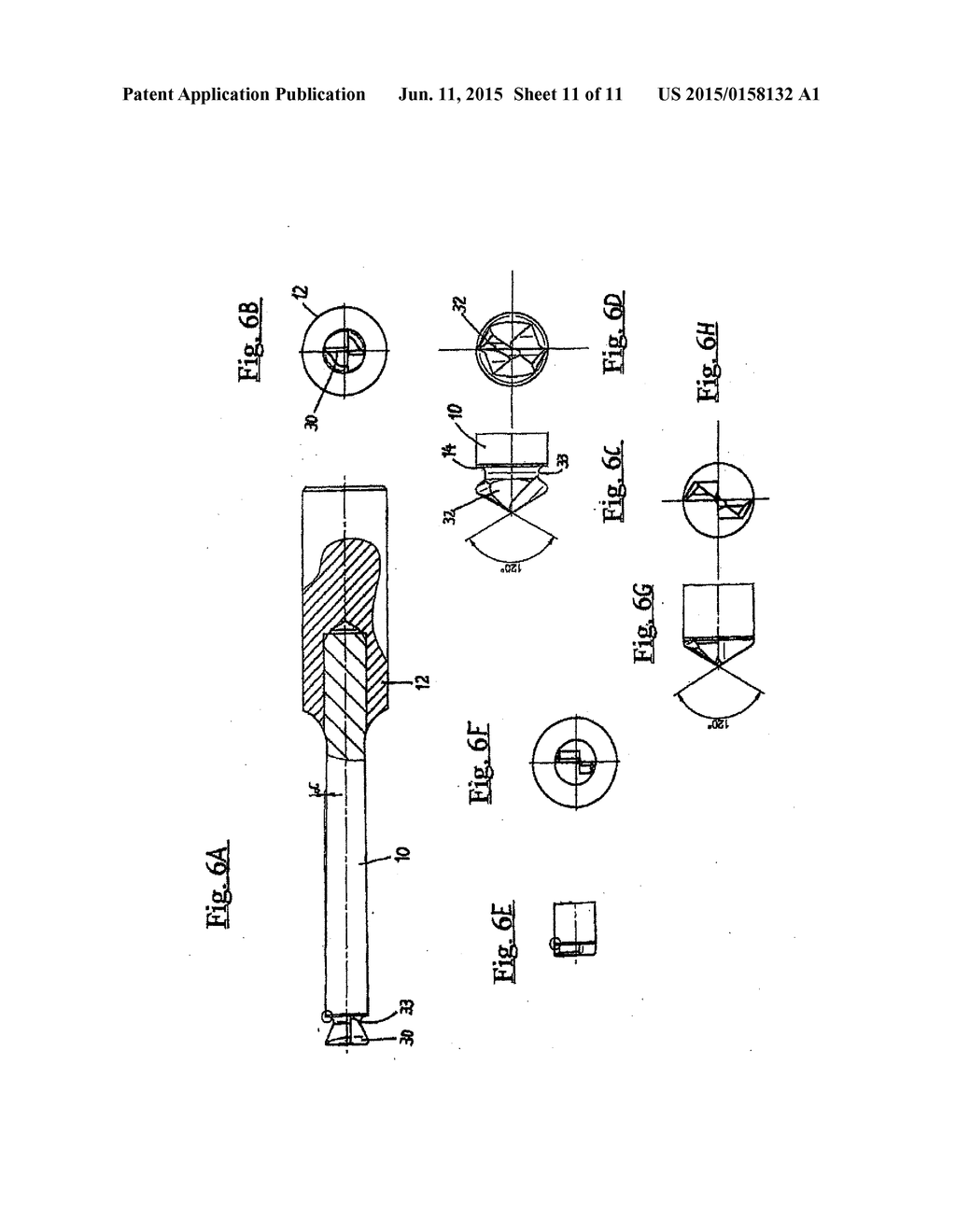 METHOD AND TOOL FOR PRODUCING AN EXACT-FIT CYLINDRICAL BORE BY REMOVAL OF     MATERIAL FROM AN EXISTING BORE WITH A FINISHING ALLOWANCE - diagram, schematic, and image 12