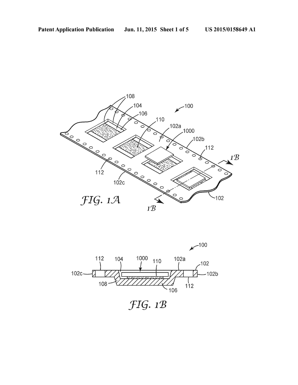 COMPONENT CARRIER TAPE WITH UV RADIATION CURABLE ADHESIVE - diagram, schematic, and image 02