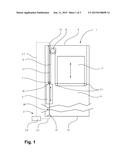 ELEVATOR SYSTEM HAVING A SAFETY DEVICE diagram and image