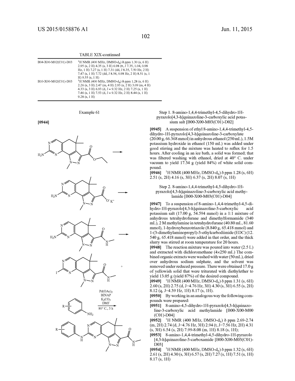 PYRAZOLO-QUINAZOLINE DERIVATIVES, PROCESS FOR THEIR PREPARATION AND THEIR     USE AS KINASE INHIBITORS - diagram, schematic, and image 103