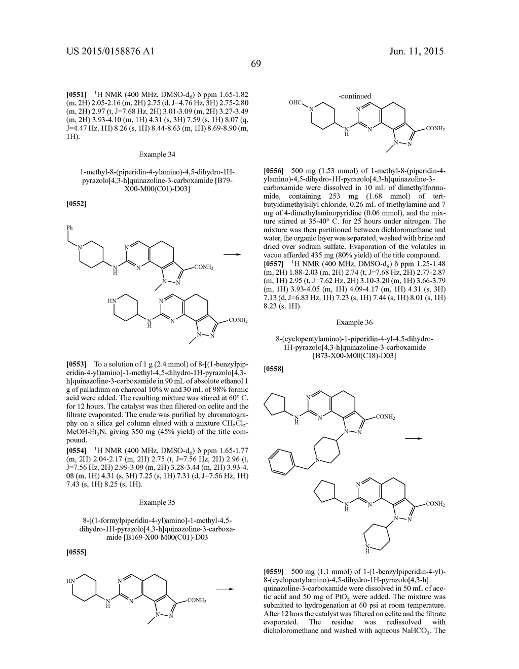 PYRAZOLO-QUINAZOLINE DERIVATIVES, PROCESS FOR THEIR PREPARATION AND THEIR     USE AS KINASE INHIBITORS - diagram, schematic, and image 70