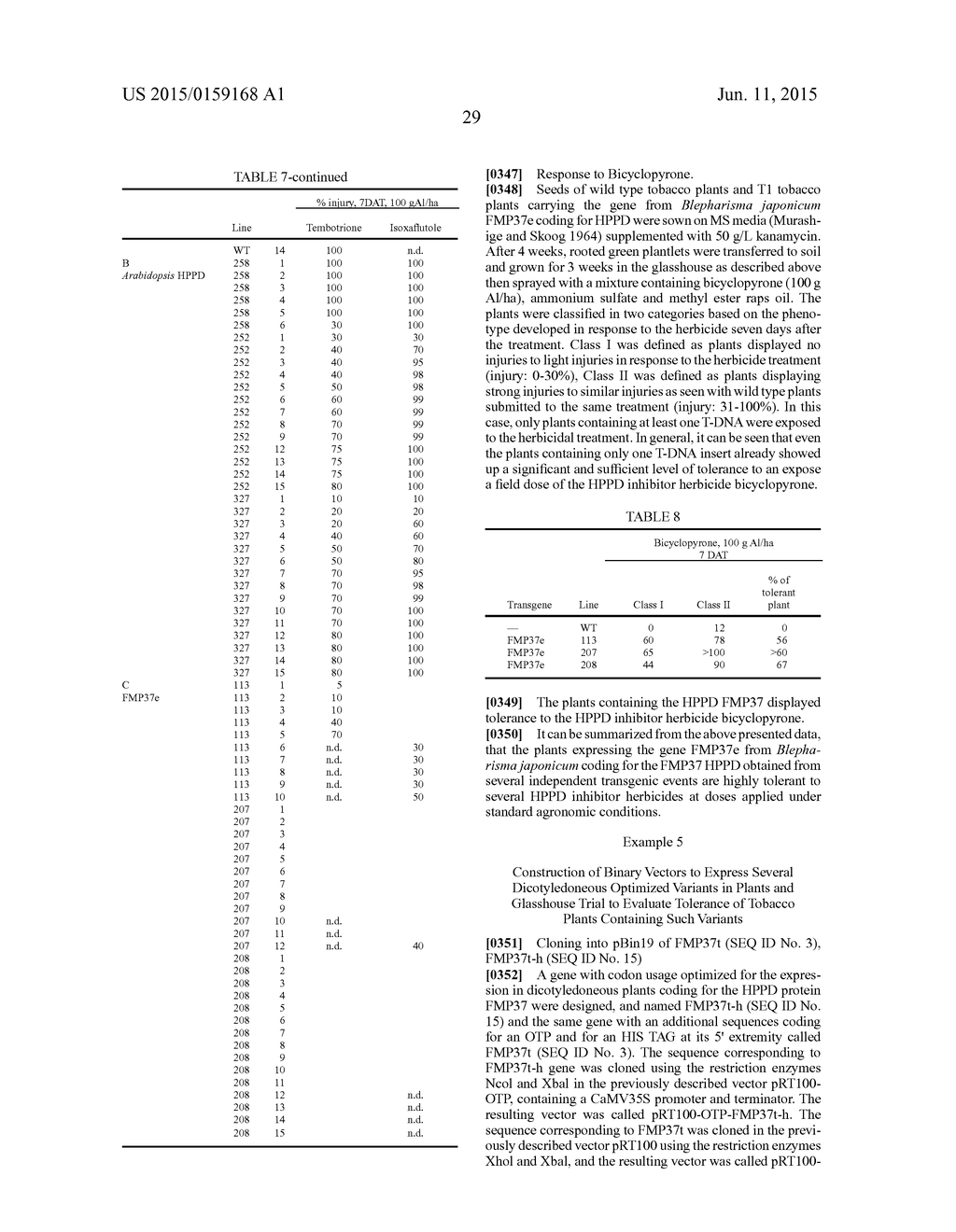 Plants Tolerant to HPPD Inhibitor Herbicides - diagram, schematic, and image 32