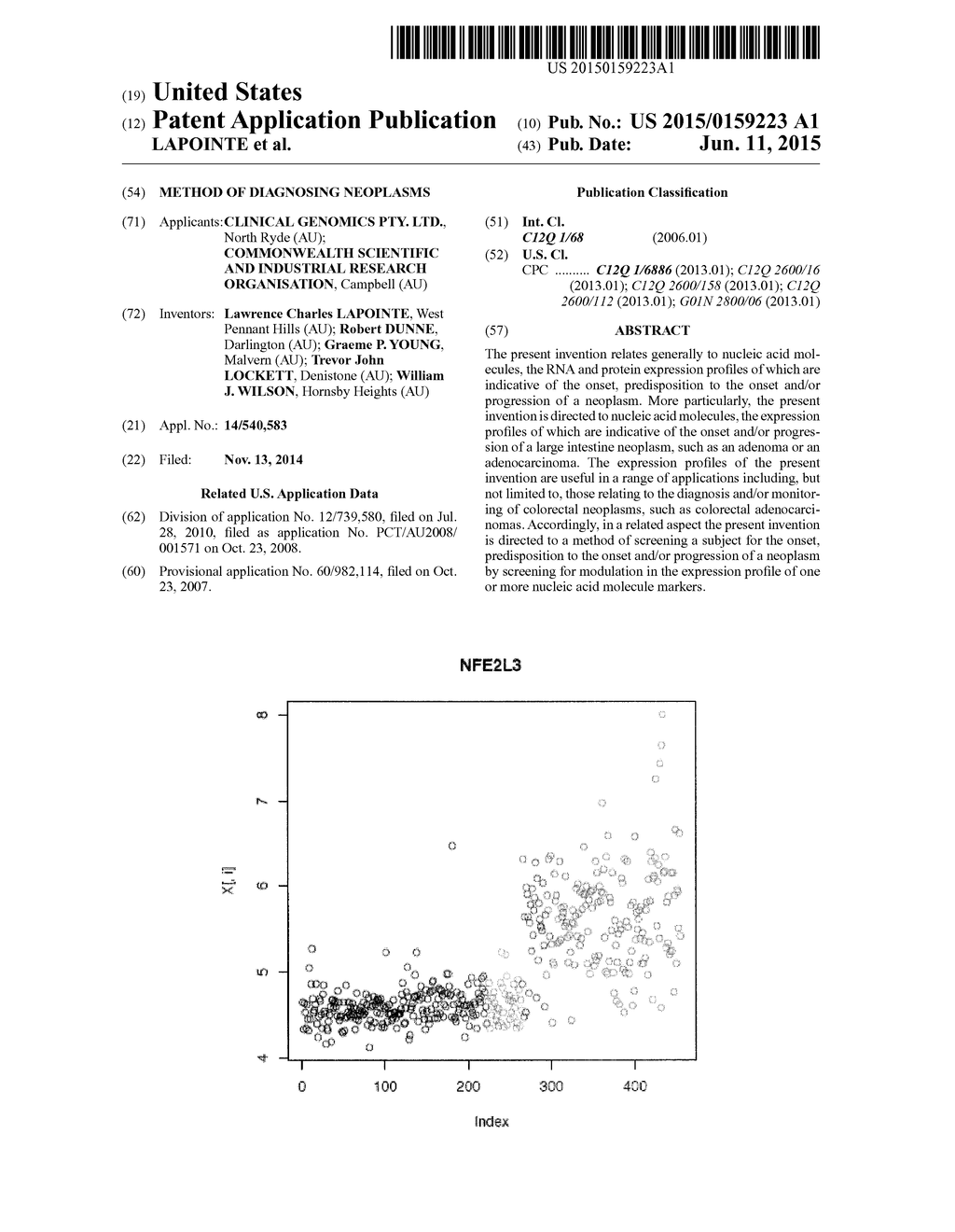 METHOD OF DIAGNOSING NEOPLASMS - diagram, schematic, and image 01