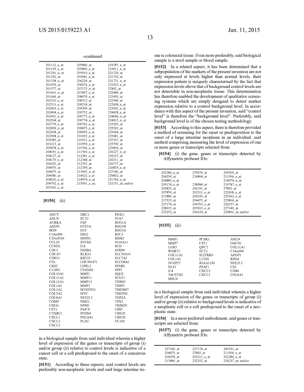 METHOD OF DIAGNOSING NEOPLASMS - diagram, schematic, and image 23