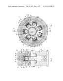 RADIAL CYLINDER HYDRAULIC MACHINE WITH A DISTRIBUTOR EACH CYLINDER diagram and image