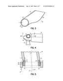 WIND TURBINE ROTOR BLADE WITH A CONE ANGLE AND A METHOD OF MANUFACURING A     WIND TURBINE ROTOR BLADE WITH A CONE ANGLE diagram and image