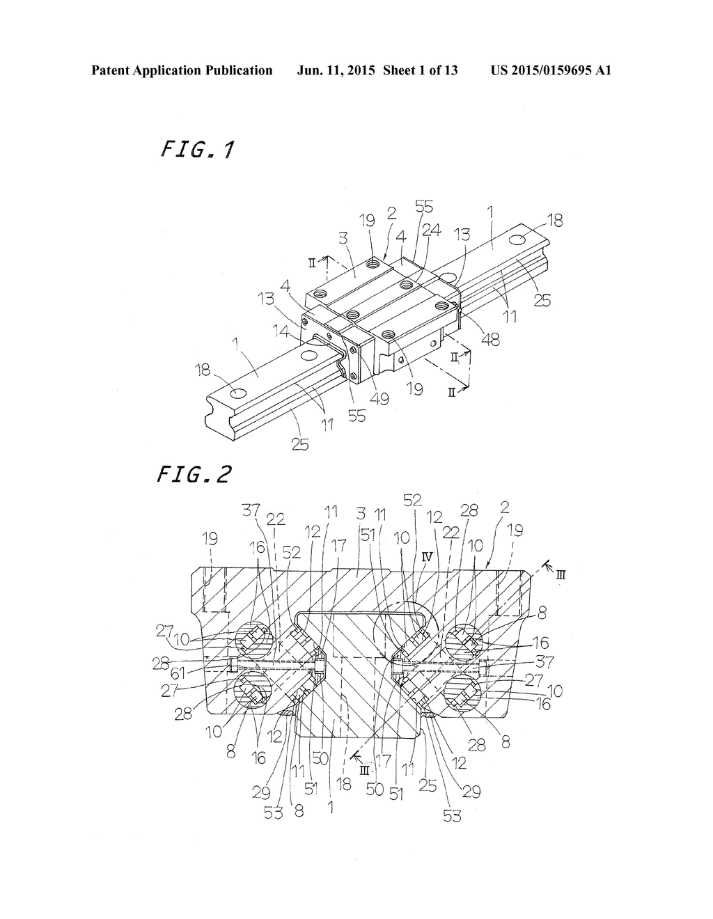 LINEAR MOTION GUIDE UNIT WITH SEPARATORS INTERPOSED BETWEEN ADJOINING     ROLLING ELEMENTS - diagram, schematic, and image 02