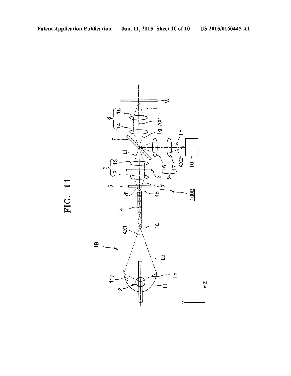 LIGHTING APPARATUS, AND OPTICAL INSPECTION APPARATUS AND OPTICAL     MICROSCOPE USING THE LIGHTING APPARATUS - diagram, schematic, and image 11