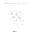 METHOD OF RECOGNIZING GESTURE THROUGH ELECTRONIC DEVICE, ELECTRONIC     DEVICE, AND COMPUTER READABLE RECORDING MEDIUM diagram and image