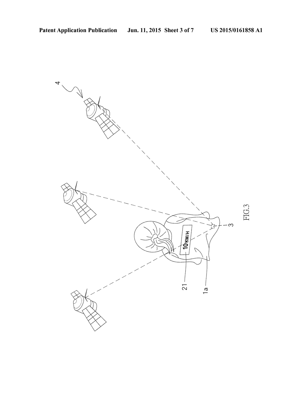 SPEED DISPLAY DEVICE BY USING SATELLITE POSITIONING FUNCTION - diagram, schematic, and image 04