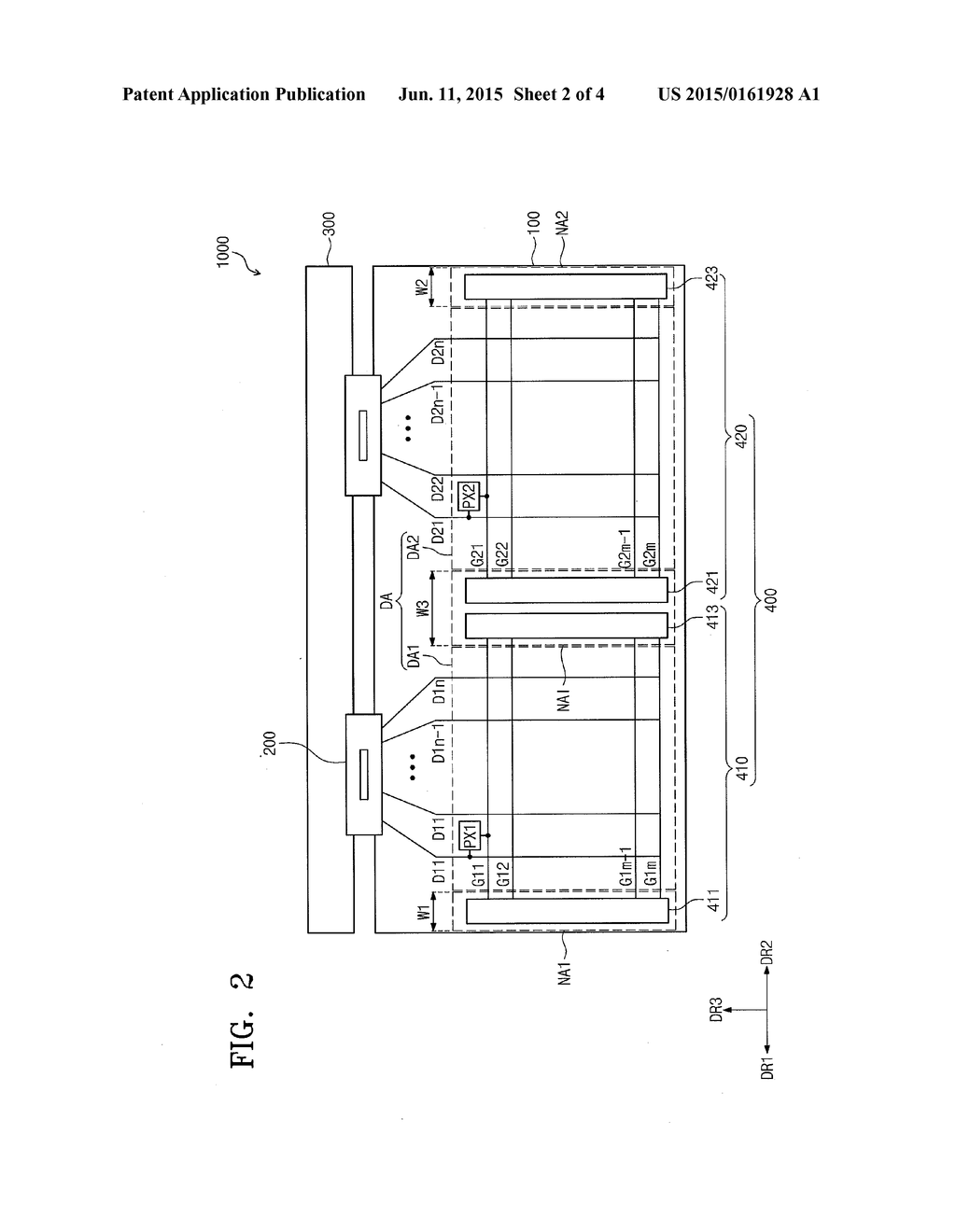 DISPLAY DEVICE AND MULTI-PANEL DISPLAY DEVICE - diagram, schematic, and image 03