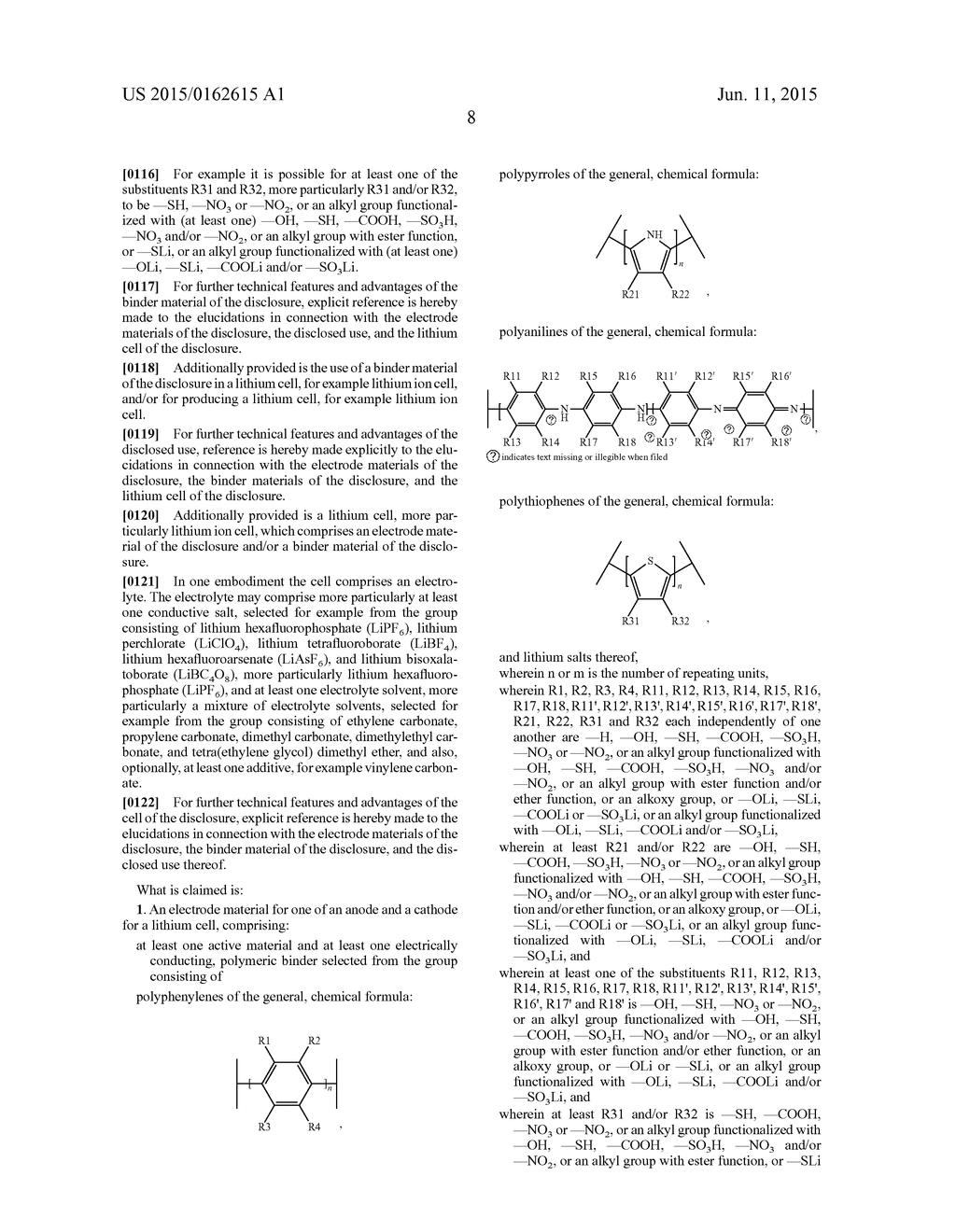 Binder Materials for Anode and Cathode Materials of Lithium Cells - diagram, schematic, and image 09