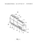 ELECTRICAL CONNECTOR WITH ROBUST HEAT-DISSIPATION STRUCTURES diagram and image