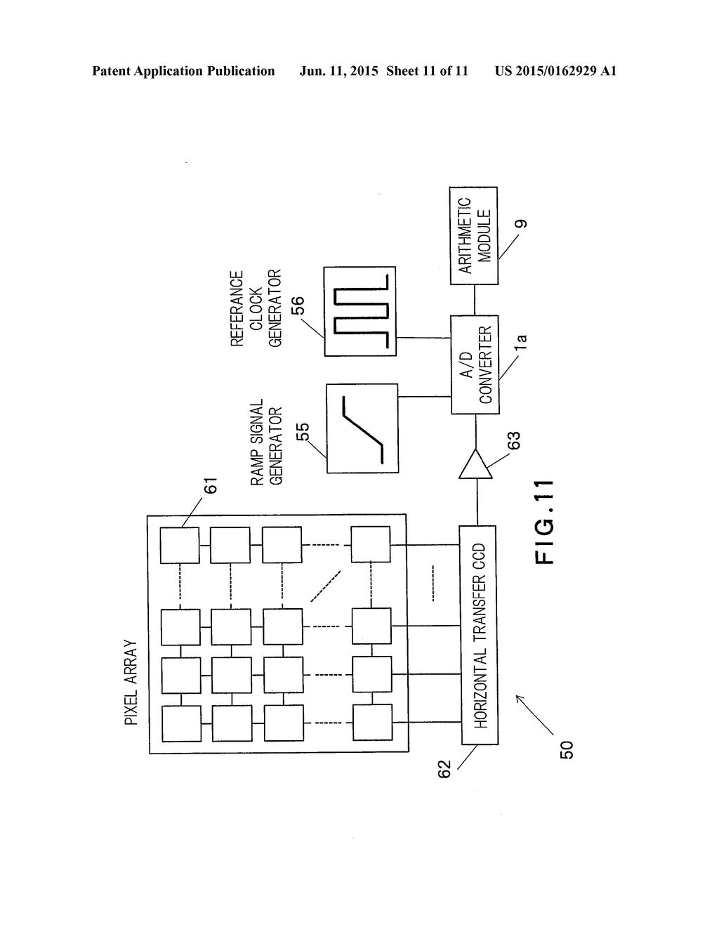 ANALOG-TO-DIGITAL CONVERTER AND IMAGE SENSOR - diagram, schematic, and image 12