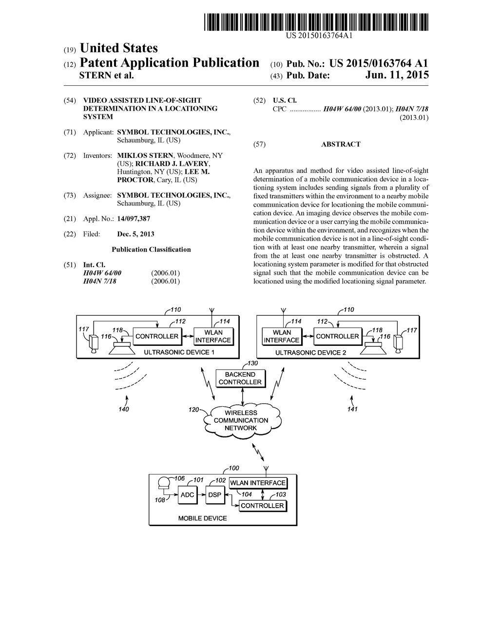 VIDEO ASSISTED LINE-OF-SIGHT DETERMINATION IN A LOCATIONING SYSTEM - diagram, schematic, and image 01