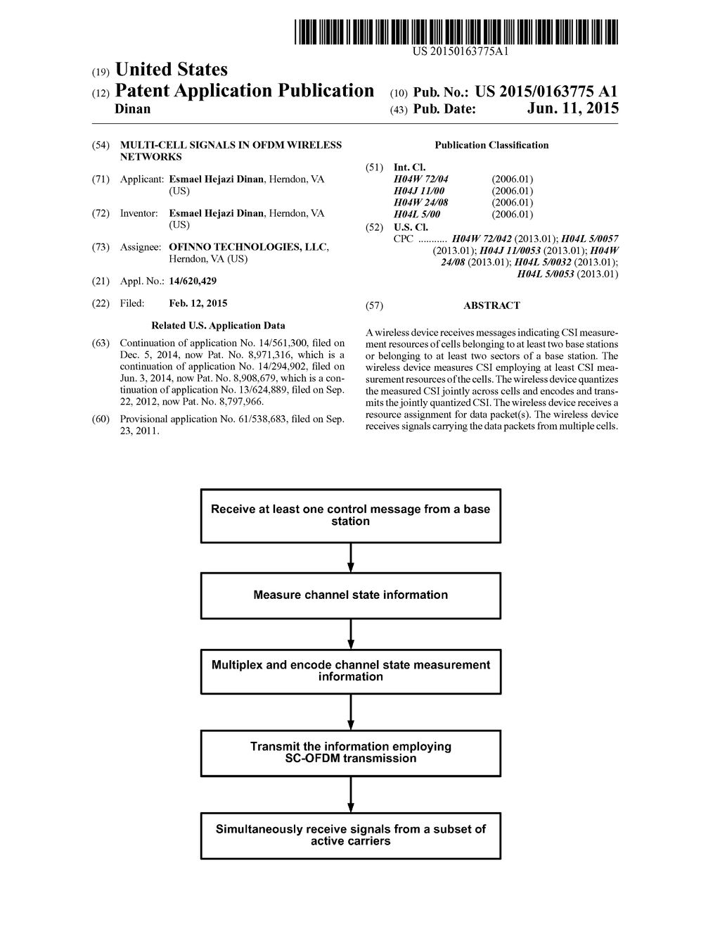 MULTI-CELL SIGNALS IN OFDM WIRELESS NETWORKS - diagram, schematic, and image 01