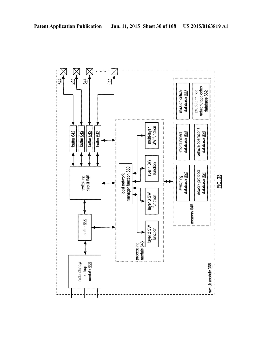 VEHICLE COMMUNICATION NETWORK INCLUDING WIRELESS COMMUNICATIONS - diagram, schematic, and image 31