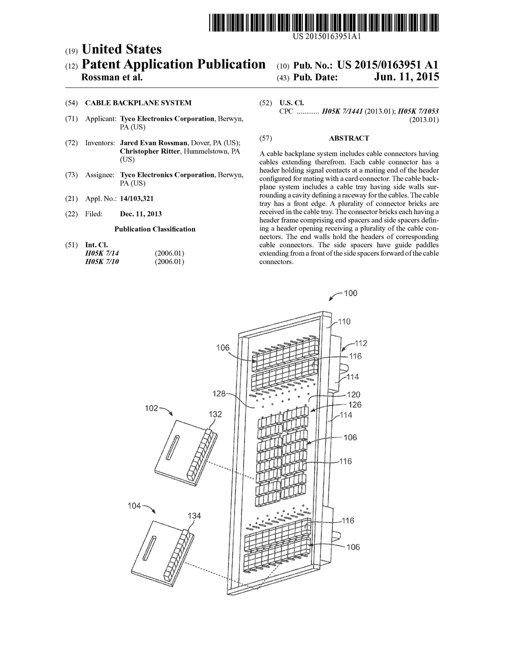 CABLE BACKPLANE SYSTEM - diagram, schematic, and image 01