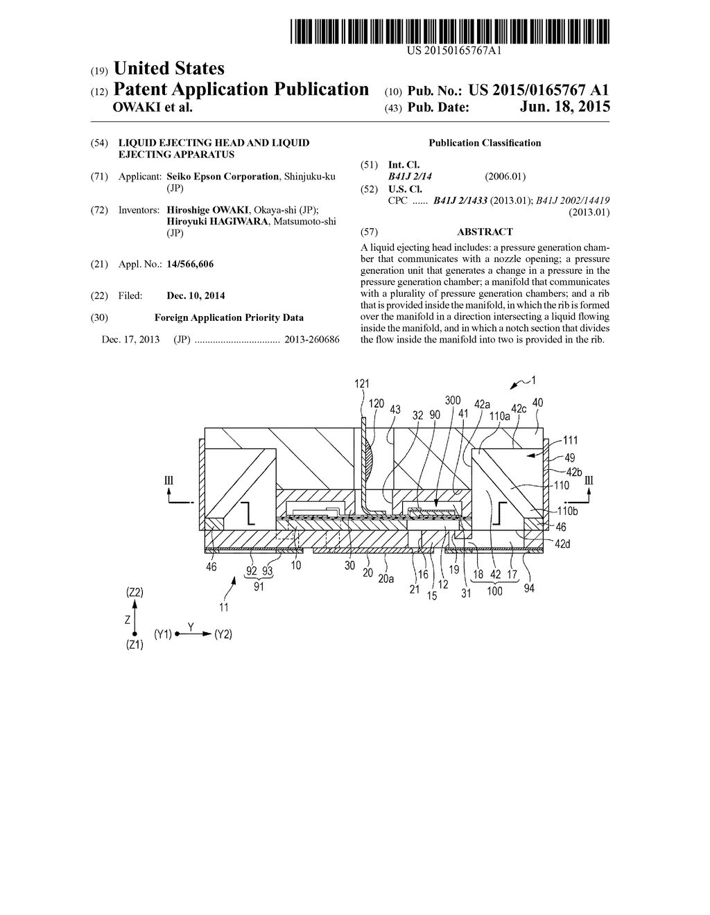 LIQUID EJECTING HEAD AND LIQUID EJECTING APPARATUS - diagram, schematic, and image 01