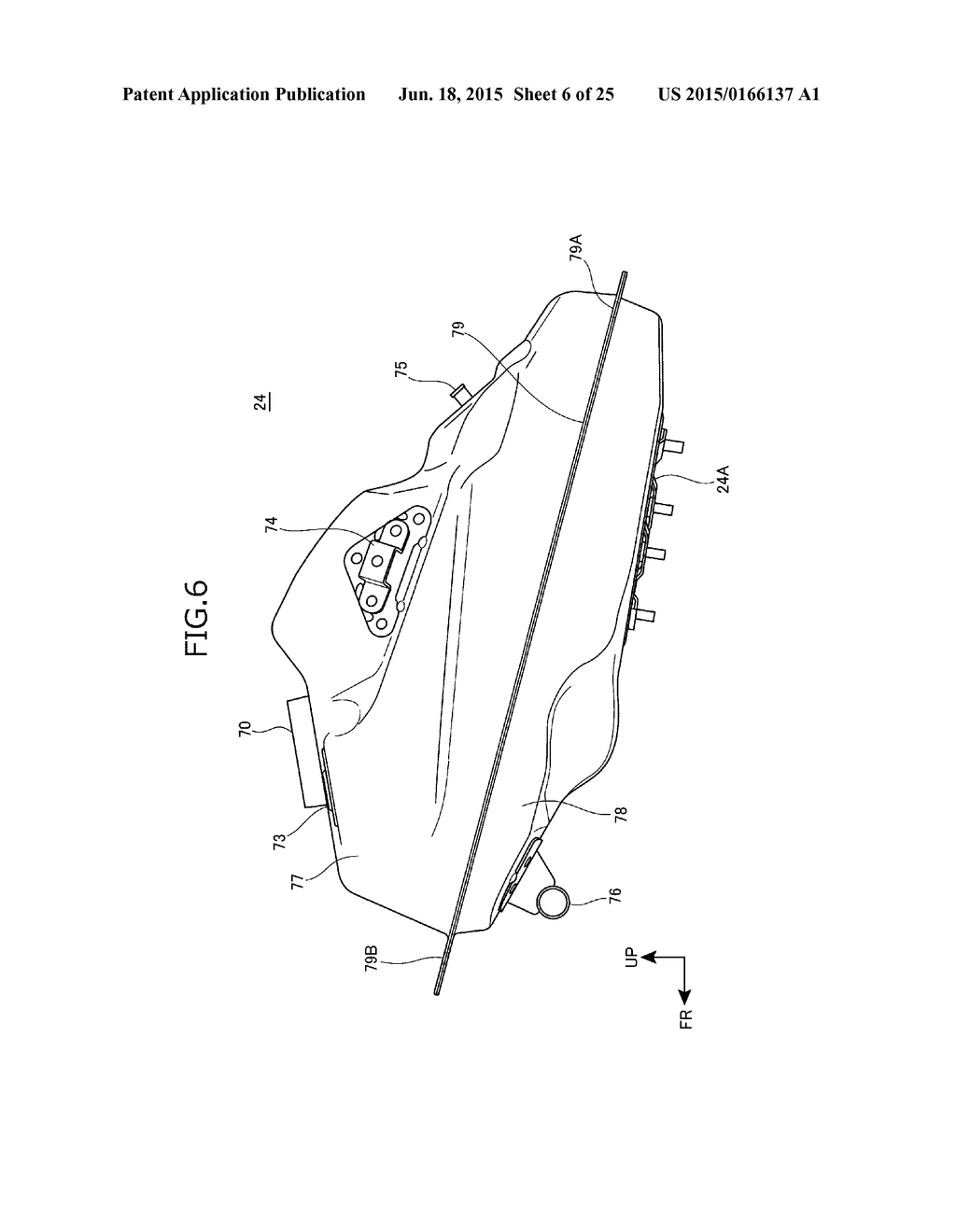 TANK COVER STRUCTURE FOR MOTORCYCLE - diagram, schematic, and image 07