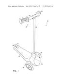 THREE-WHEELED ELECTRIC SCOOTER diagram and image