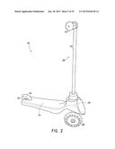 THREE-WHEELED ELECTRIC SCOOTER diagram and image