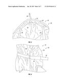 BOAT COVER WITH AN INTERIOR STRAP STRUCTURE diagram and image
