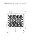 HOLDING STRUCTURE FOR CONCURRENTLY HOLDING A PLURALITY OF CONTAINERS FOR     SUBSTANCES FOR MEDICAL, PHARMACEUTICAL OR COSMETIC APPLICATIONS AS WELL     AS TRANSPORT OR PACKAGING CONTAINER COMPRISING THE SAME diagram and image